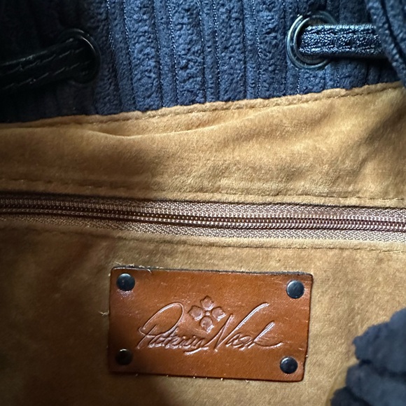 NWT - Patricia Nash Corduroy Drawstring Bucket Bag - Picture 7 of 11